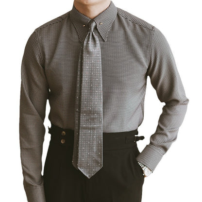 Formal Gentleman Empire Collar Fashion Non-ironing Shirt