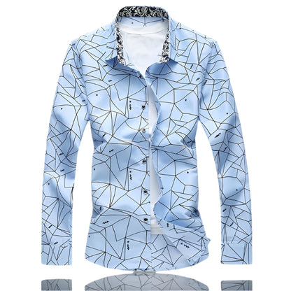 Men's shirts long casual shirts