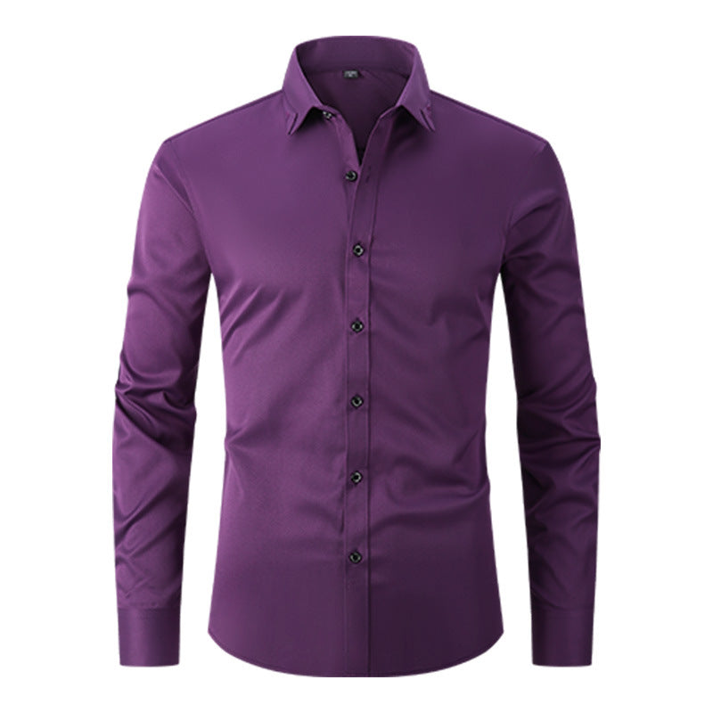 Solid Color Men Shirt