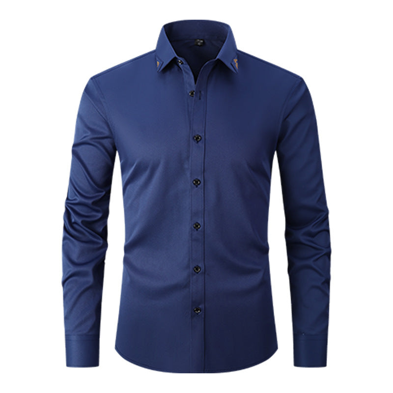 Solid Color Men Shirt