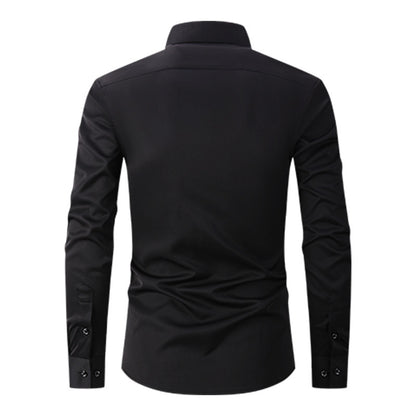 Solid Color Men Shirt