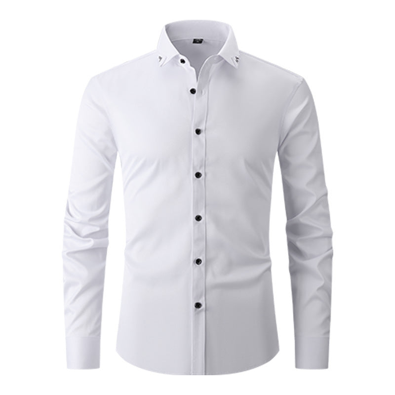 Solid Color Men Shirt