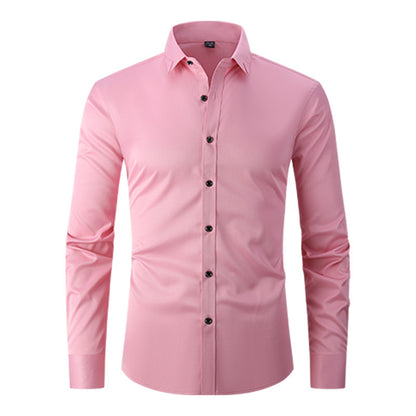Solid Color Men Shirt