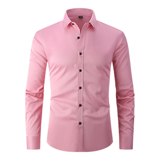 Solid Color Men Shirt